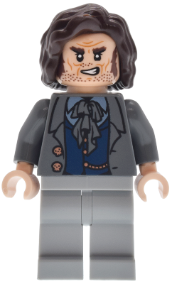 LEGO Mr. Borgin - Dark Bluish Gray Jacket, Light Bluish Gray Legs minifigure hp634