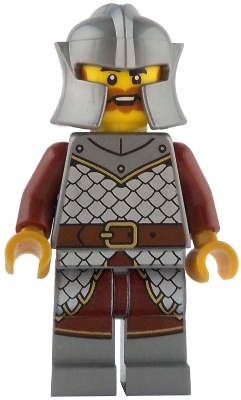 LEGO Griffin Knight - Male, Dark Orange Beard minifigure