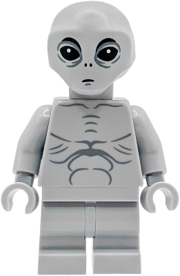 LEGO Gray Alien (Colonist) minifigure idea288