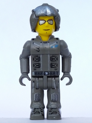 LEGO Res-Q - Open Faced Helmet and Sunglasses minifigure