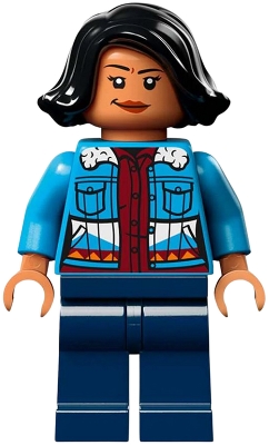 LEGO Sammy - Medium Blue Jacket minifigure