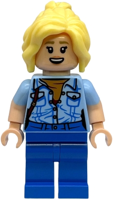 LEGO Dr. Ellie Sattler - Bright Light Blue Shirt minifigure