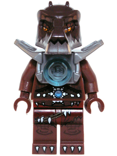 LEGO Crug - Flat Silver Armor minifigure