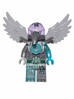 LEGO Vornon - Flat Silver Armor minifigure