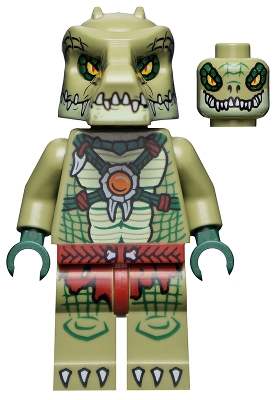 LEGO Crocodile Warrior 2 minifigure