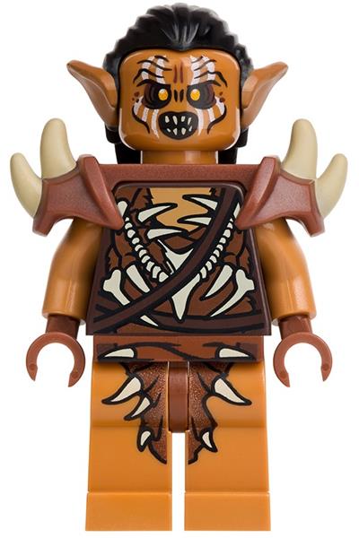 LEGO Gundabad Orc - Hair and Shoulder Spikes minifigure