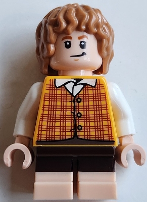 LEGO Meriadoc Brandybuck (Merry) - Bright Light Orange Vest minifigure
