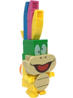 LEGO Lemmy - Plate, Modified 2 x 2 x 2/3 with 2 Studs on Side - Hollow Bottom Tube minifigure