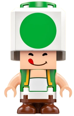 LEGO Green Toad - Closed Eyes, Tongue minifigure