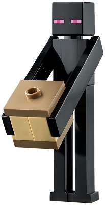 LEGO Enderman - Tan Block with Dark Tan Top and Bottom minifigure