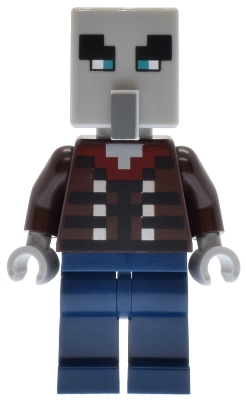 LEGO Illager (Vindicator) - Narrow Eyes minifigure