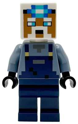 LEGO Miner - Dark Blue Overalls minifigure