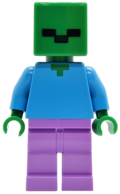 LEGO Zombie - Medium Lavender Legs minifigure