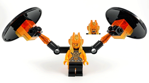 LEGO Gold Horn Demon (Jin) - Complete Version minifigure