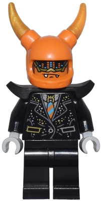 LEGO Gold Horn Demon - Helmet minifigure