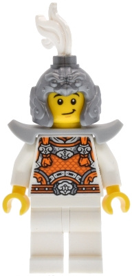LEGO Celestial Warrior - Flat Silver Helmet minifigure