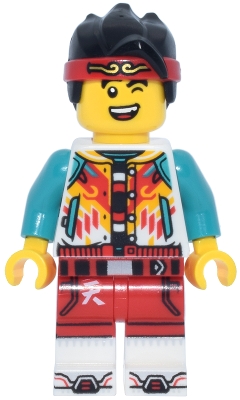 LEGO Monkie Kid - White Jacket with Buttons, White Legs minifigure