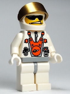 LEGO Mars Mission Astronaut with Helmet and Sunglasses, Smirk, and Headset minifigure