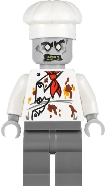 LEGO Zombie Chef minifigure