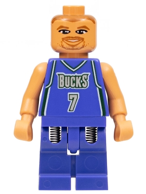 LEGO NBA Toni Kukoc, Milwaukee Bucks #7 minifigure