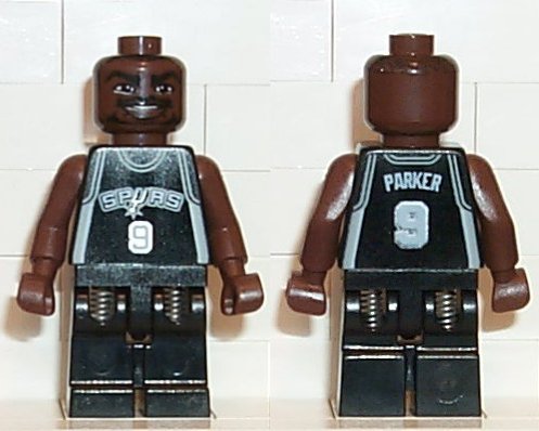 LEGO NBA Tony Parker, San Antonio Spurs #9 minifigure