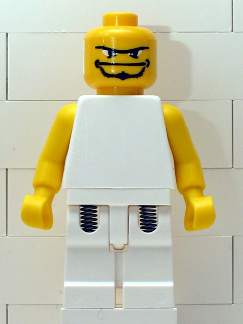 LEGO NBA  Player White Torso, White Legs #1 minifigure
