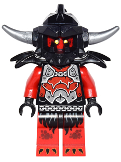 LEGO Ash Attacker - Flat Silver Horns minifigure