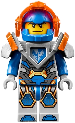 LEGO Clay, Trans-Neon Orange Visor minifigure