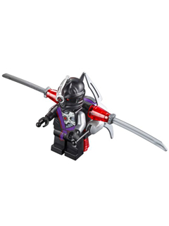 LEGO Nindroid Warrior with Twin Blade Jet Pack minifigure njo0100