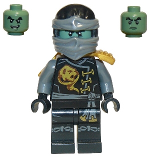 LEGO Cole - Skybound, Ghost, Head Wrap minifigure njo0201