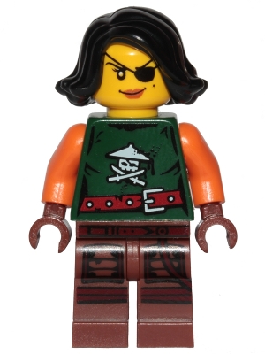 LEGO Cyren - Dark Green Outfit minifigure njo0218