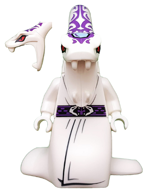 LEGO Pythor Chumsworth - White minifigure njo0220