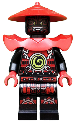 LEGO Stone Army Swordsman, Red Face minifigure njo0222