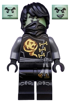 LEGO Cole - Skybound, Ghost, Hair minifigure njo0242