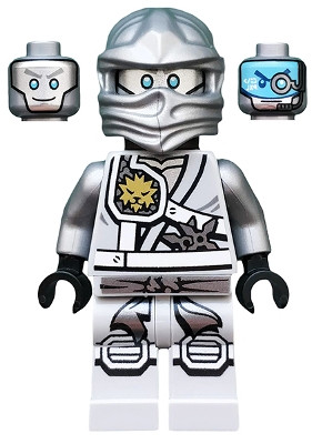 LEGO Zane - Titanium Ninja Light Bluish Gray, Scabbard minifigure njo0251
