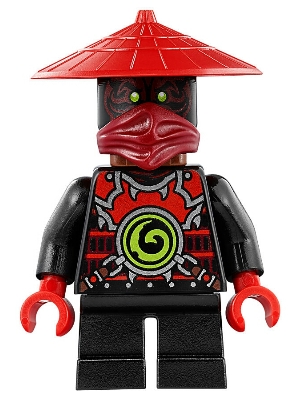 LEGO Stone Army Scout, Red Face minifigure njo0264