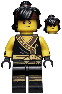 LEGO Cole - The LEGO Ninjago Movie, Arms with Cuffs, Hair minifigure njo0323