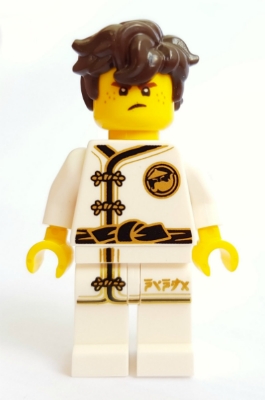 LEGO Jay - White Wu-Cru Training Gi minifigure njo0348