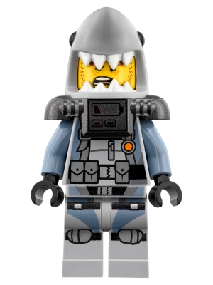 LEGO Shark Army Great White - Scuba Suit, Air Tanks minifigure njo0361