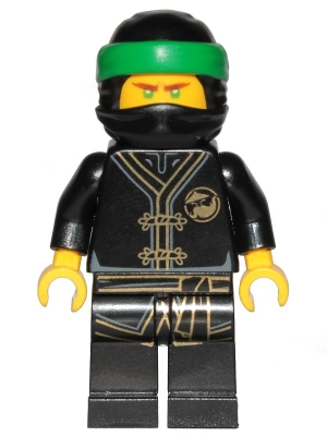 LEGO Lloyd - Black Wu-Cru Training Gi, Head Wrap minifigure njo0425