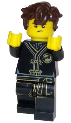 LEGO Jay - Dark Brown Hair minifigure njo0448