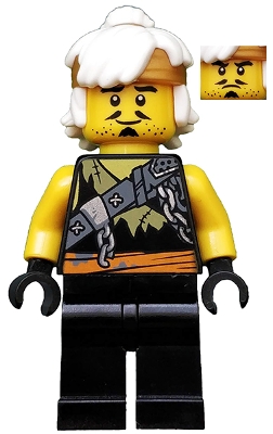 LEGO Wu Teen (Sensei Wu) (Dragon Hunter Disguise) minifigure njo0467