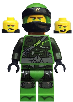 LEGO Lloyd - Hunted, Green Wrap and Neck Bracket minifigure njo0481