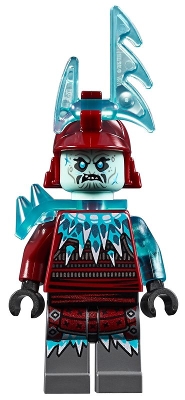 LEGO Blizzard Archer - Trans-Light Blue Horns minifigure njo0528