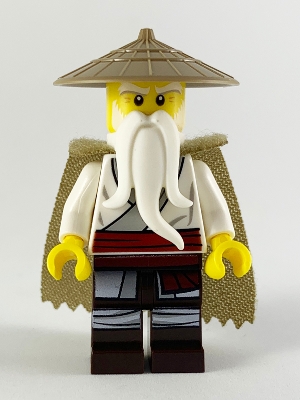 LEGO Wu Master, Fuzzy Cape minifigure njo0550