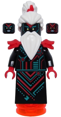 LEGO Unagami with Trans-Neon Orange Base minifigure njo0593