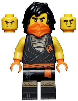 LEGO Cole - Legacy, Orange Bandana minifigure njo0645