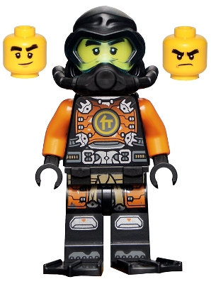 LEGO Cole - Seabound, Scuba Gear minifigure njo0700
