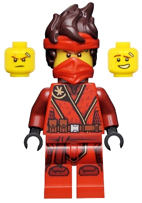 LEGO Kai - The Island, Mask, Hair with Bandana, Neck Bracket minifigure njo0706