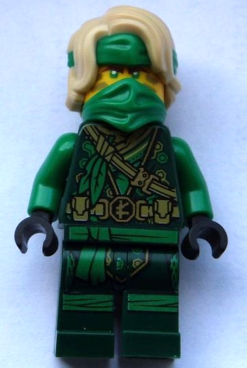 LEGO Lloyd - The Island, Mask and Hair with Bandana minifigure njo0711